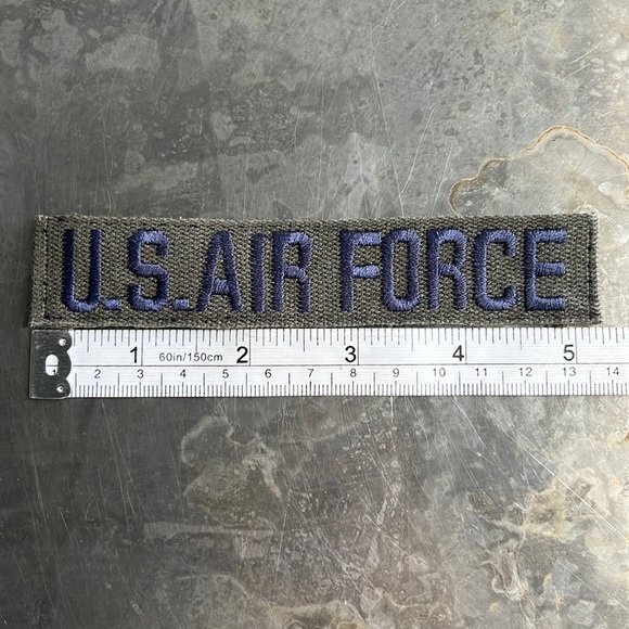 U.S. AIR FORCE embroidered tape patch - vintage - Picture 8 of 10